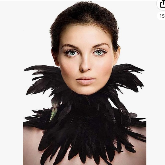 LVOW Womens Lace Victorian Collar Stand Up Feather Ireland LVOW Womens Lace Victorian Collar Stand Up Feather Ireland